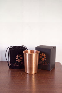 Kopero Copo de Cobre Liso com o saco de veludo e a caixa de presente