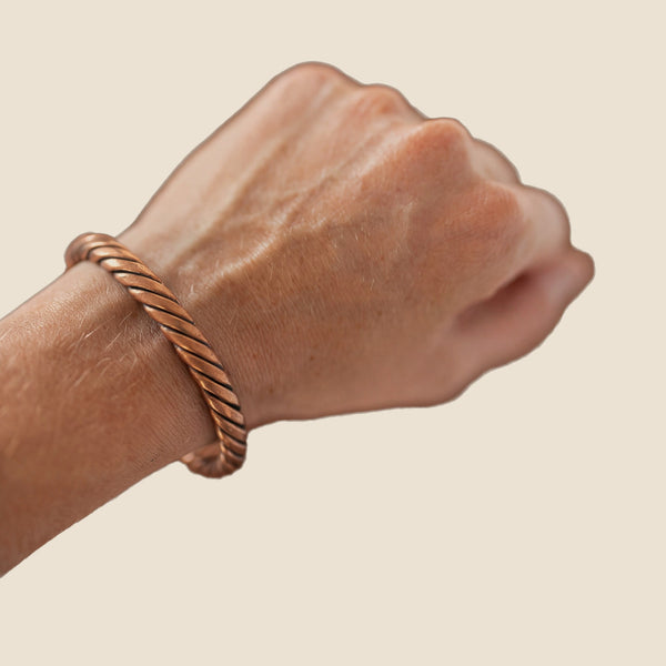 Kopero Pulseira de cobre Trançado
